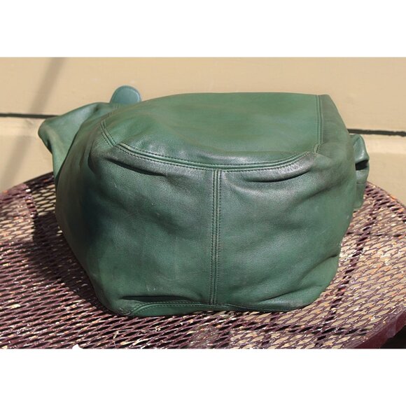 Coach Vintage - Soho Duffle Sac (Weekender) 4082 in Bottle Green, USA 1990s - Picture 8 of 14
